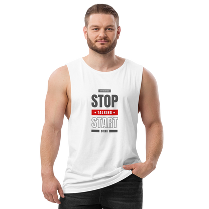 Men’s drop arm tank top