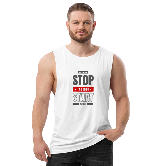 Men’s drop arm tank top