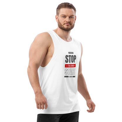 Men’s drop arm tank top