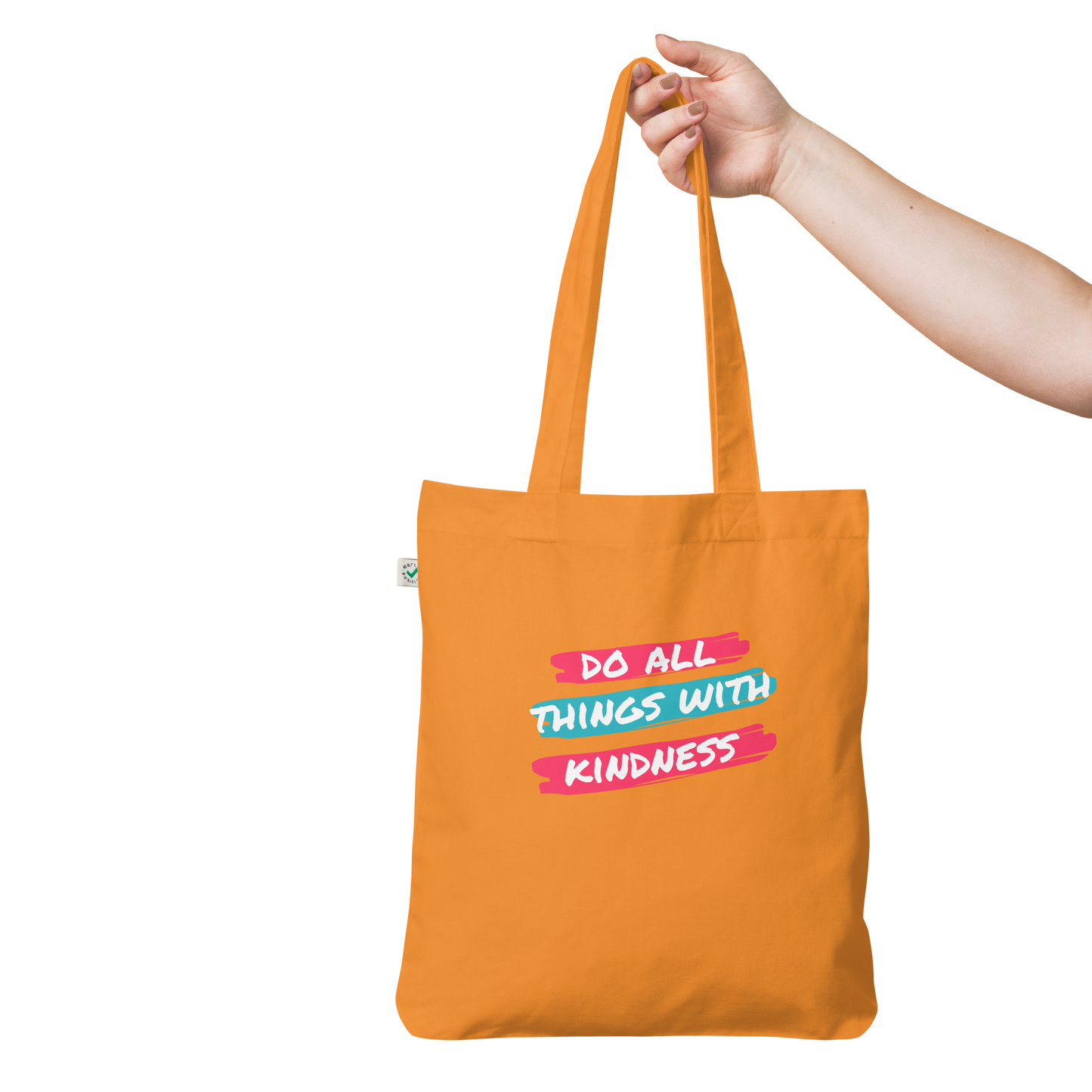 Organic fashion tote bag