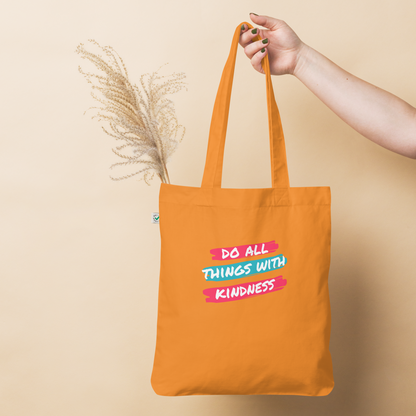 Organic fashion tote bag