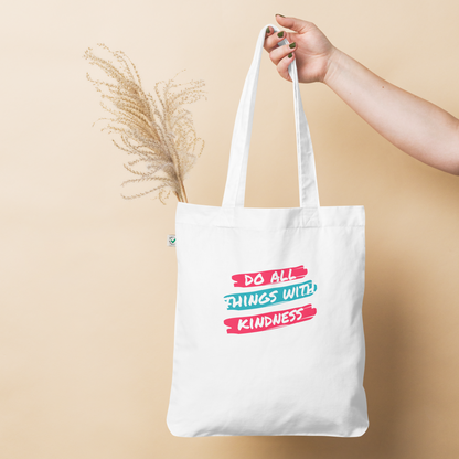 Organic fashion tote bag